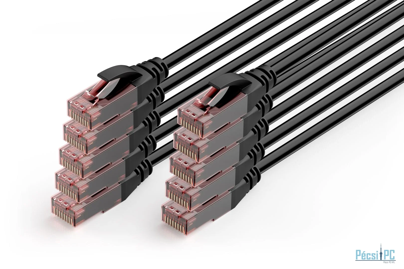 Digitus CAT6 U-UTP Patch Cable 2m Black (10 Pack)