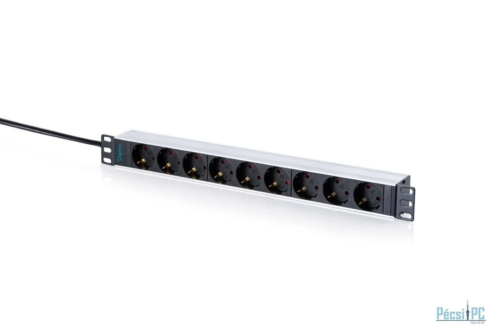 Digitus DN-95444 Túlfeszültségvédő 9DIN 2m Black/White