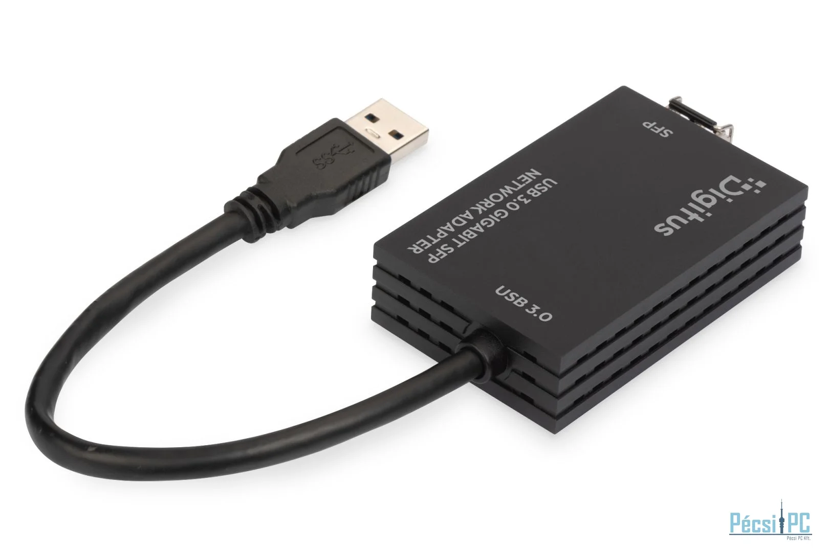 Digitus USB 3.0 Gigabit SFP network adapter Black