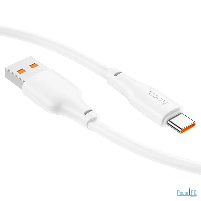 Hoco X96 Force 27W charger data cable USB-A to Type-C 1m White