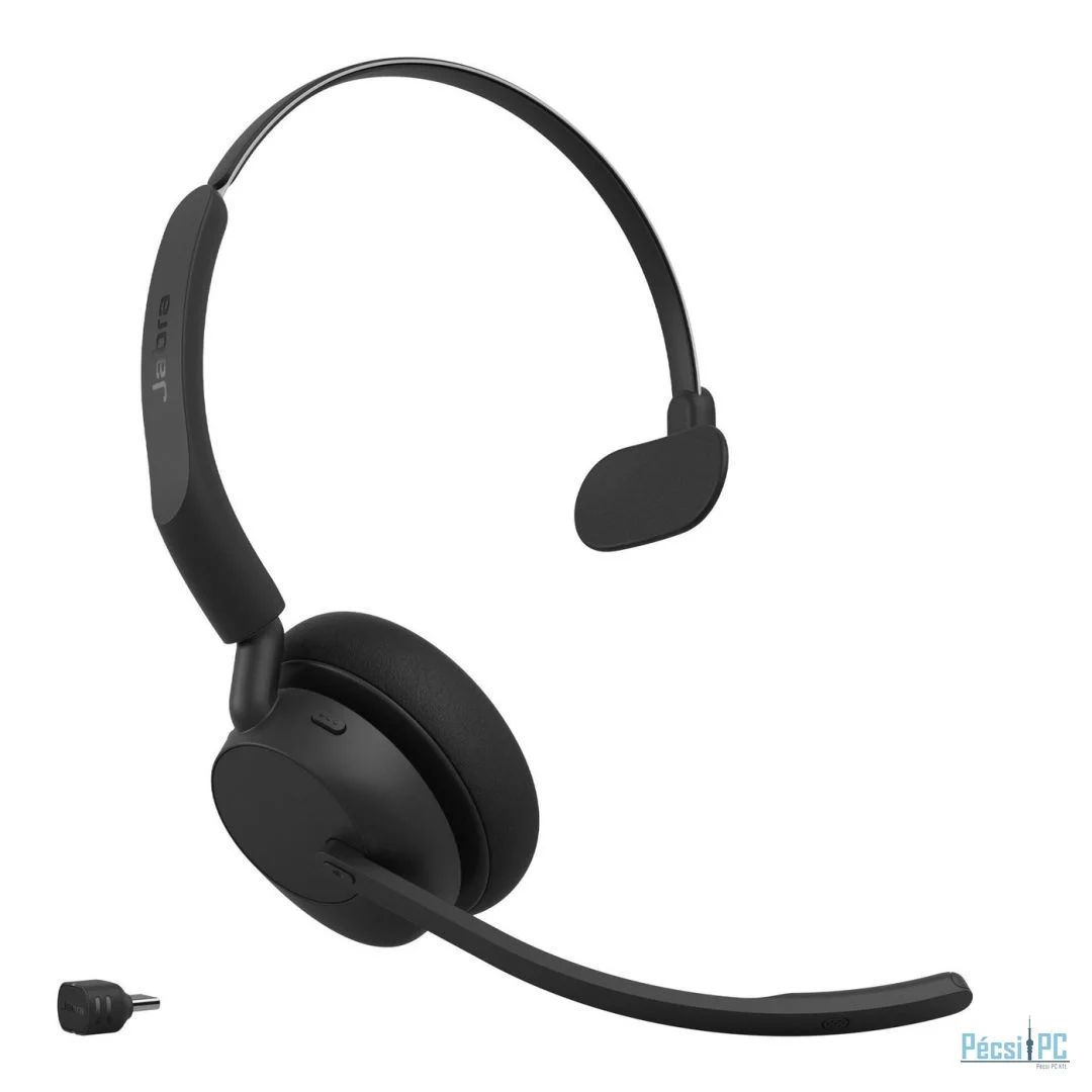 Jabra Evolve3 45 UC Mono Link 390c Wireless Bluetooth Headset Black