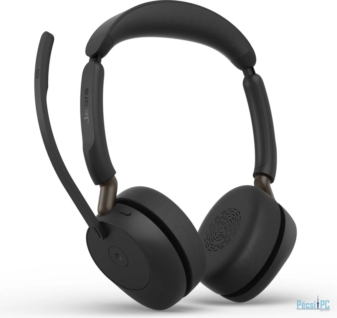Jabra Evolve3 65 MS Stereo Link 390c Wireless Bluetooth Headset Black
