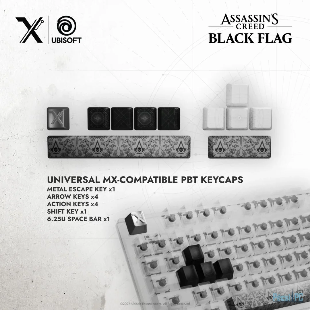 Lexip Keycap Tattoo Assassin''''s Creed Black Flag: Resynced