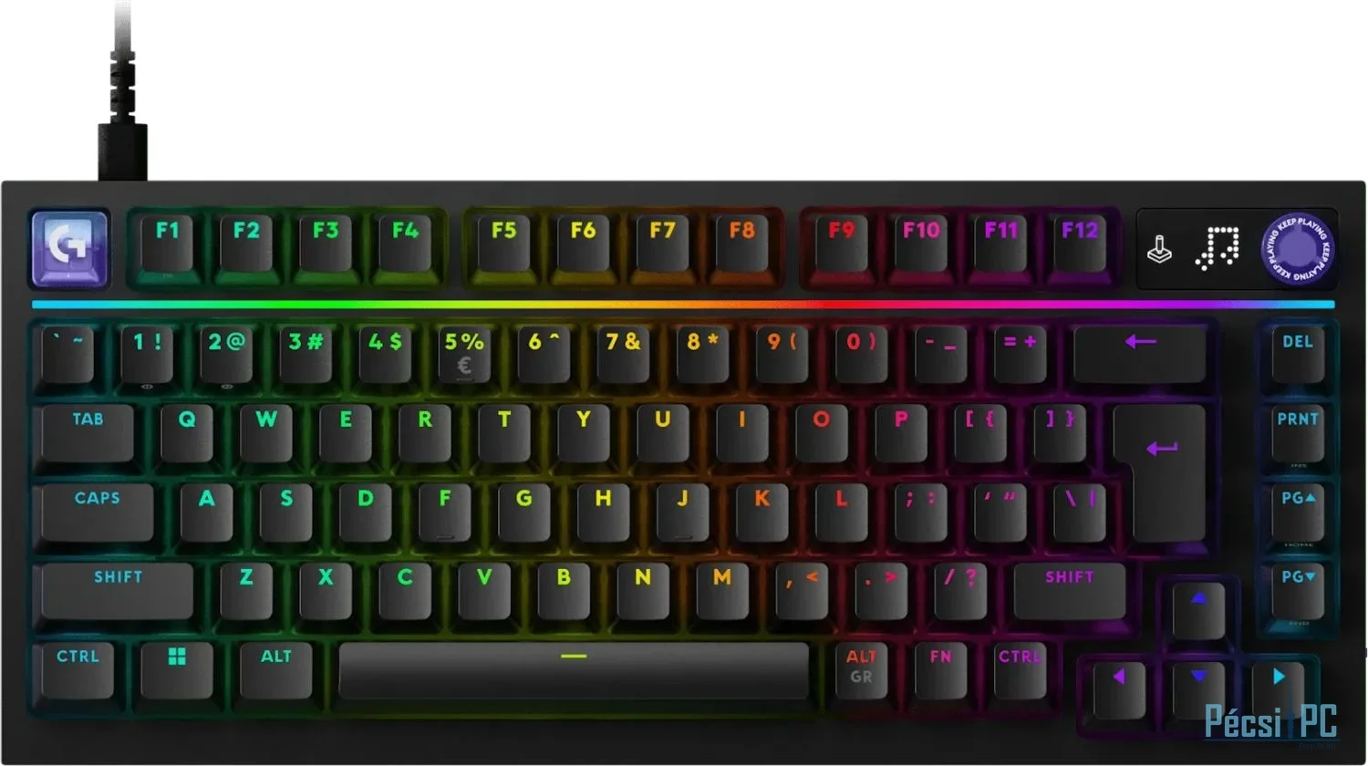 Logitech G316 X 75 Gaming Keyboard Black US