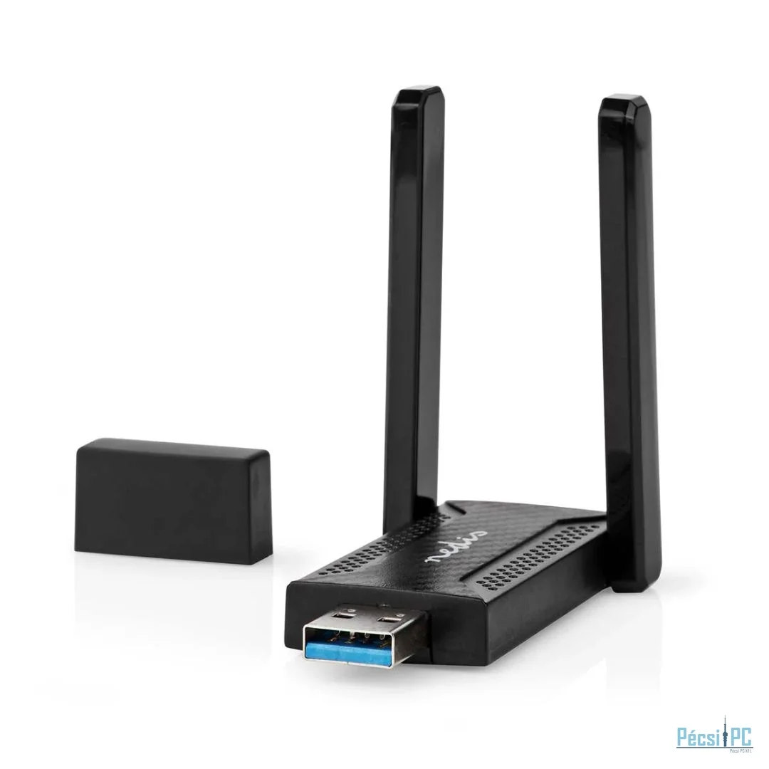 Nedis Network Dongle Wi-Fi AC1200 Dual Band Black