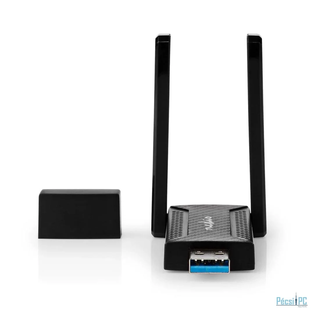 Nedis Network Dongle Wi-Fi AC1200 Dual Band Black