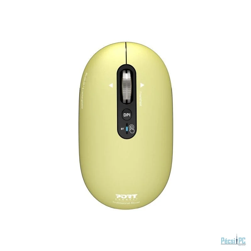 Port Designs Pure MAC Wireless Bluetooth Mouse Yellow