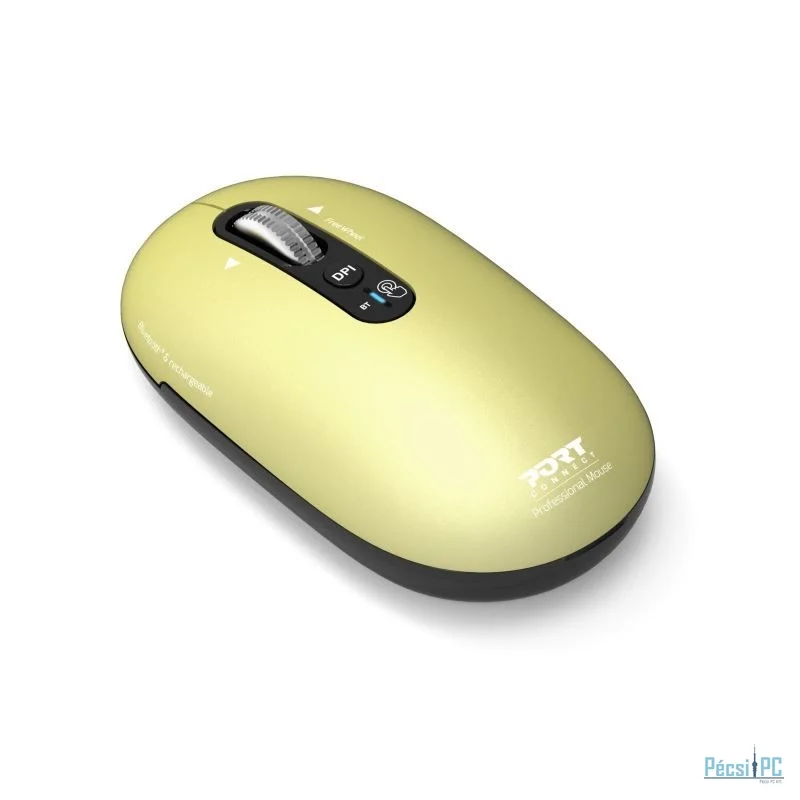 Port Designs Pure MAC Wireless Bluetooth Mouse Yellow