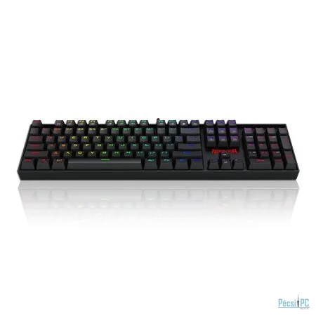 Redragon Mitra RGB Backlight Mechanical Keyboard Red Switches Black HU