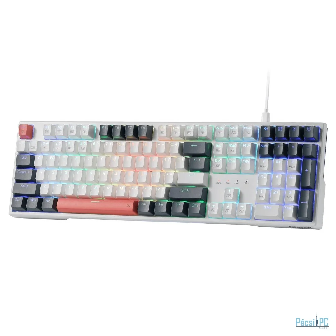Redragon Trundle K668 Meachanical Gaming RGB Keyboard White US