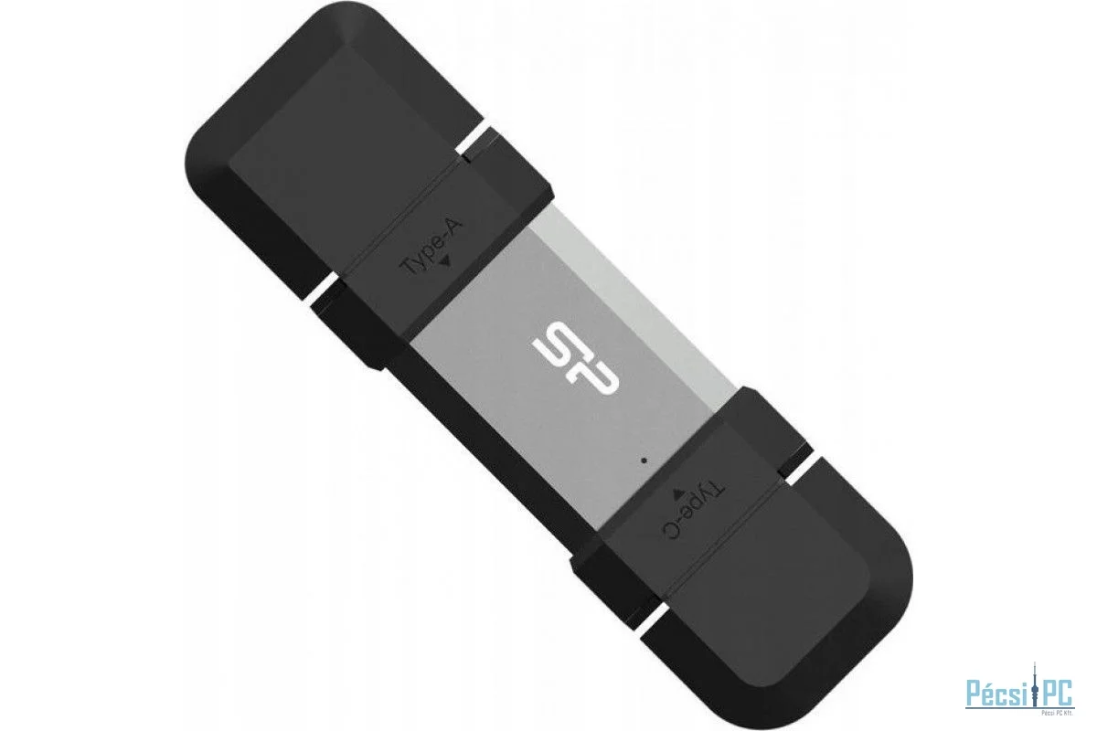 Silicon Power 64GB Mobile C51 OTG USB3.1 Black/Silver