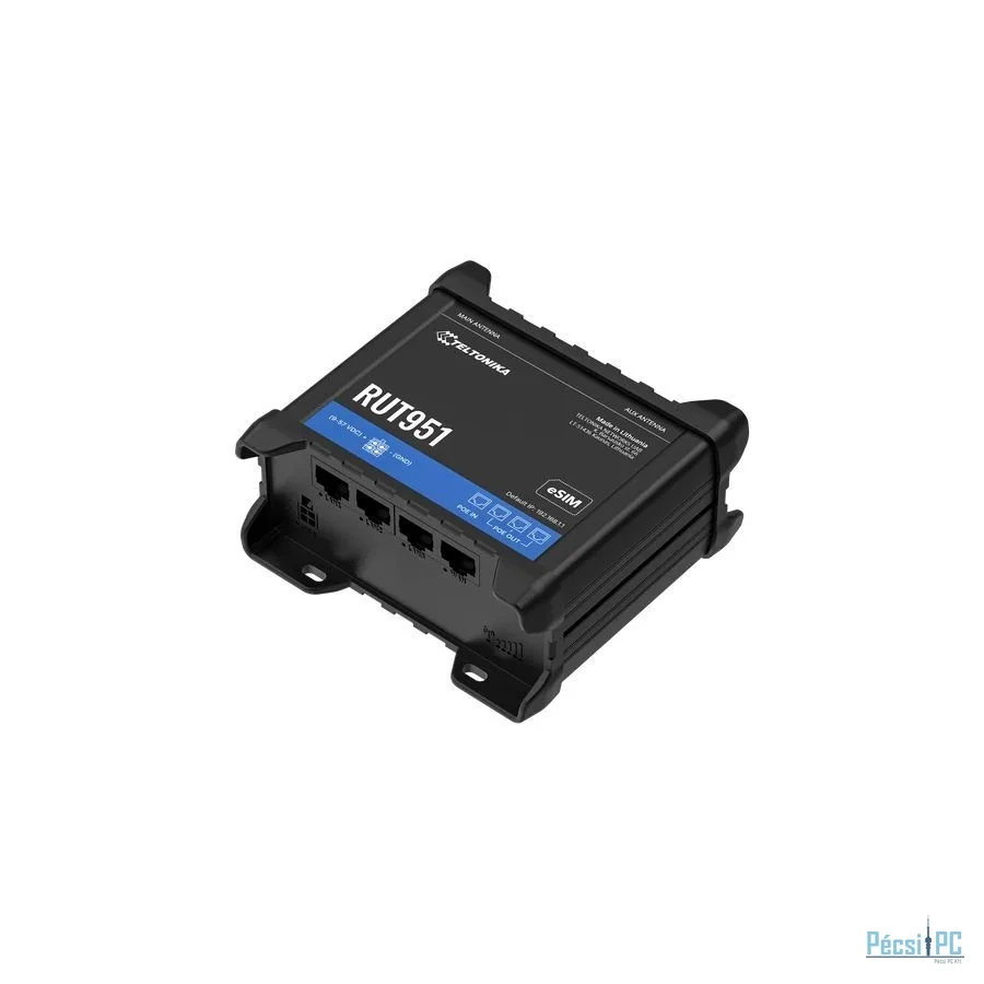 Teltonika RUT951 PoE+ Industrial Cellular Router + PSU