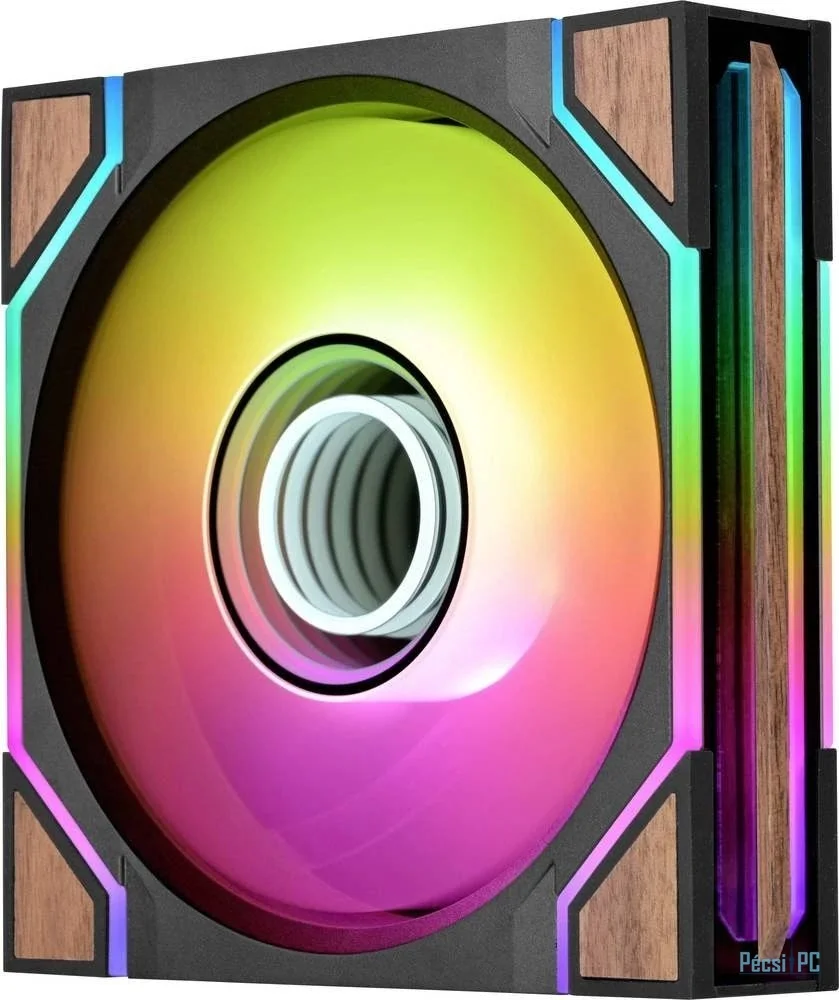 Thermaltake SWAFAN 120 EX INFINITY ARGB Sync PC Cooling Fan Wood Edition (3-Fan Pack)