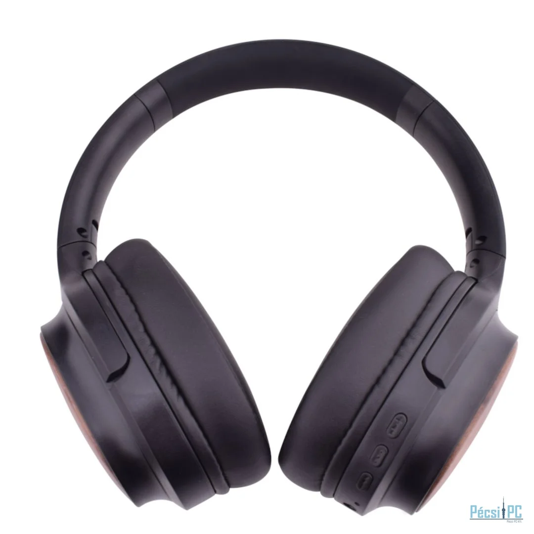 Akai Bamboo ANC Bluetooth Headset Black