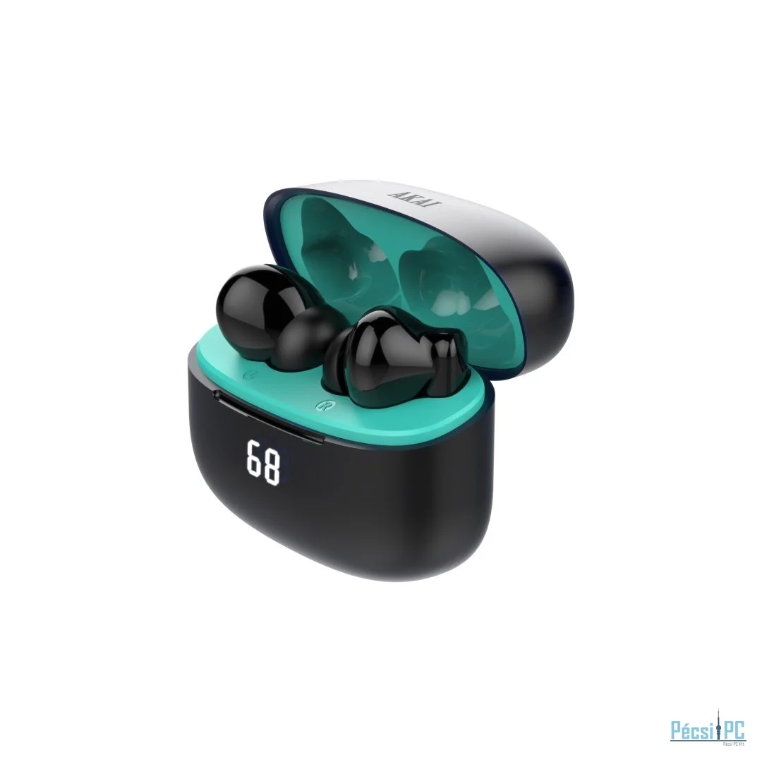Akai BTE-J450AENC Bluetooth ANC Headset Black