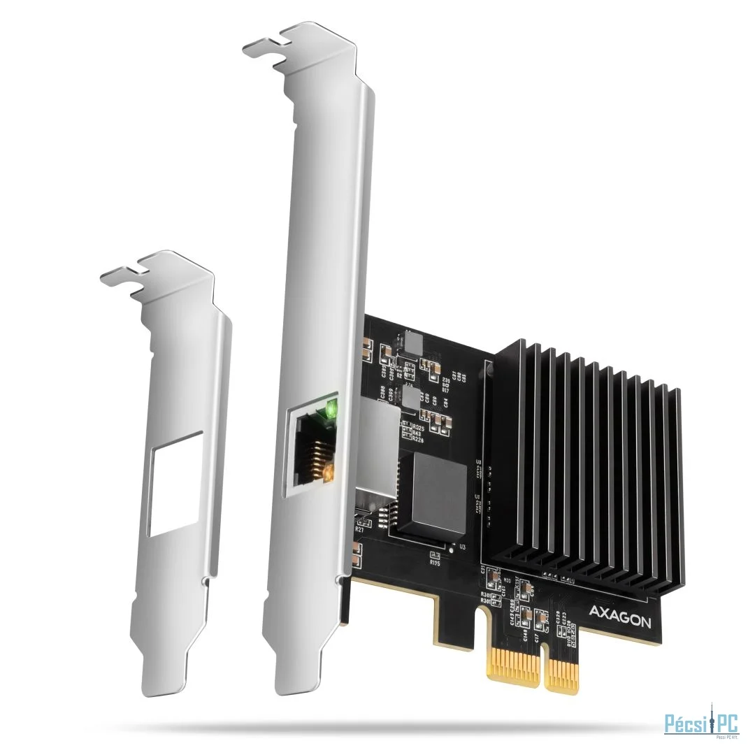 AXAGON PCEE-10GR PCIe Adapter 10 Gigabit Ethernet Realtek PXE w. SP & LP