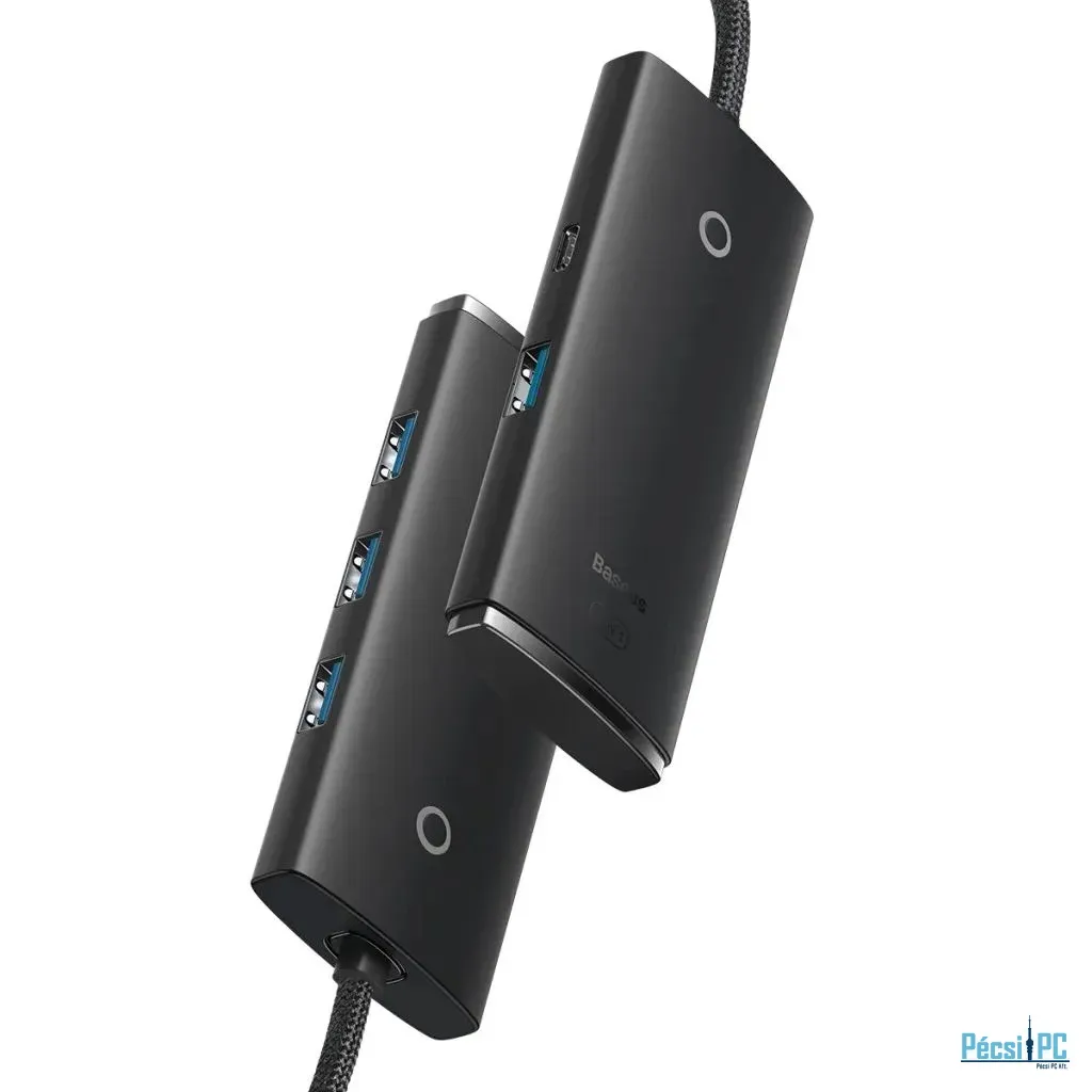 Baseus Lite Series 4in1 USB3.0 Hub Black