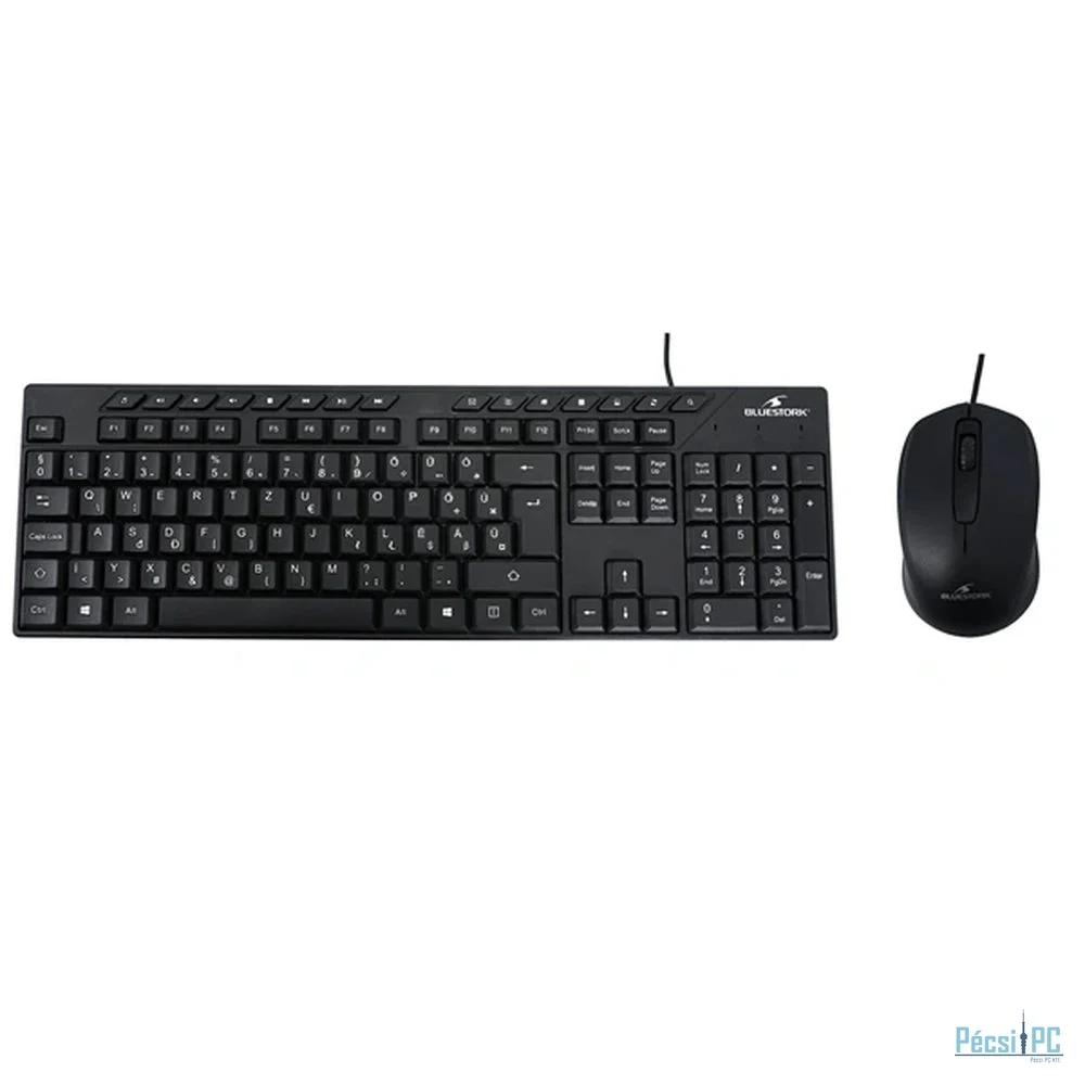 Bluestork PACK-MEDIA-OFF Keyboard Black HU