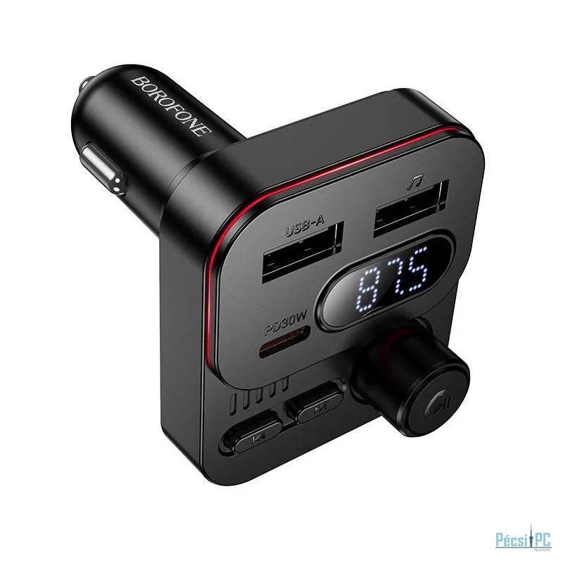 BOROFONE BC61 Bluetooth Transzmitter Black