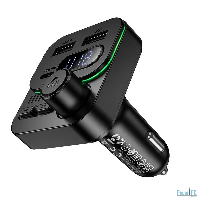 BOROFONE BC61 Bluetooth Transzmitter Black
