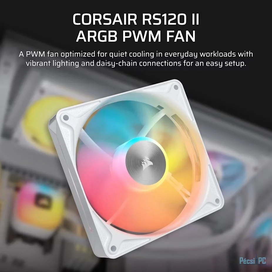 Corsair RS120 II ARGB 120mm PWM White