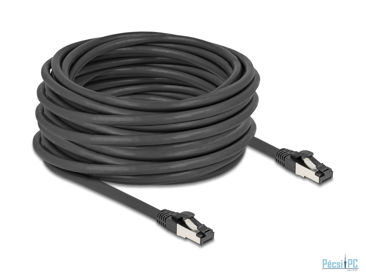 DeLock CAT8.1 S-FTP Patch Cable 15m Black
