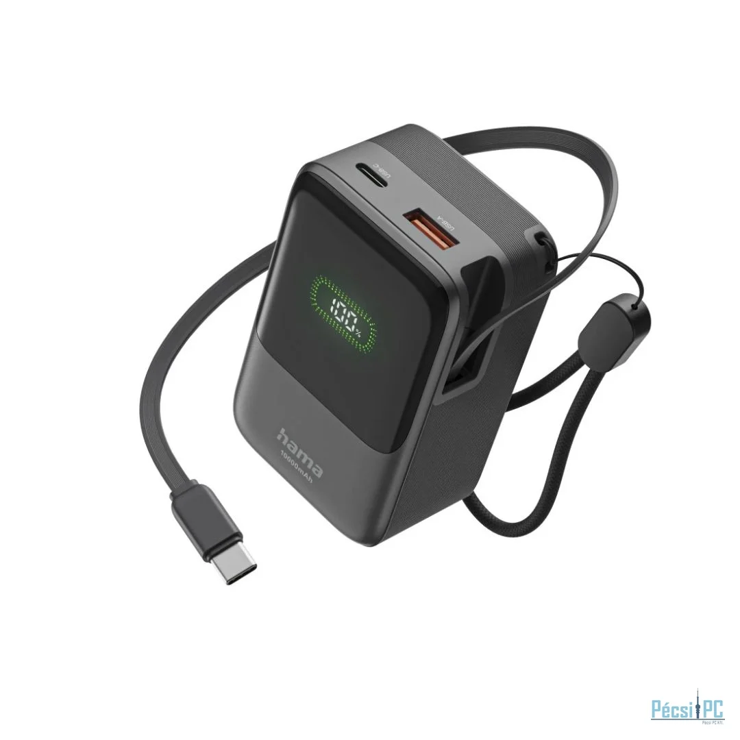 Hama Power Pack Roll Up 10000mAh PowerBank Black
