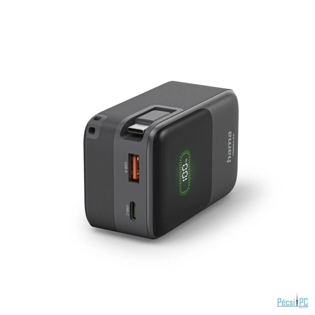 Hama Power Pack Roll Up 10000mAh PowerBank Black