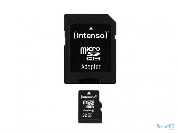 Intenso 32GB microSDXC Class 10 + adapterrel