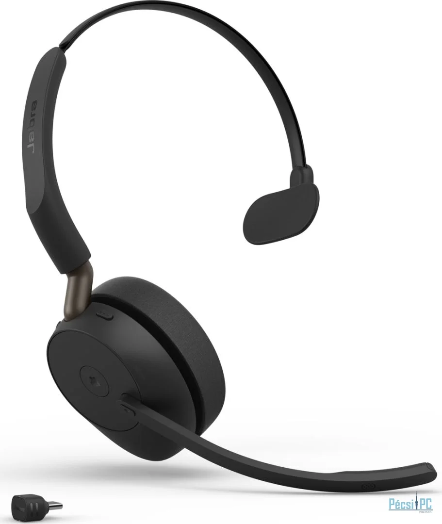 Jabra Evolve3 65 MS Mono Link 390c Wireless Bluetooth Headset Black